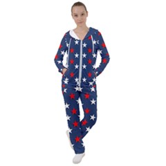 Patriotic Colors America Usa Red Women s Tracksuit by Celenk