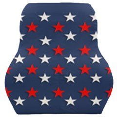 Patriotic Colors America Usa Red Car Seat Back Cushion  by Celenk