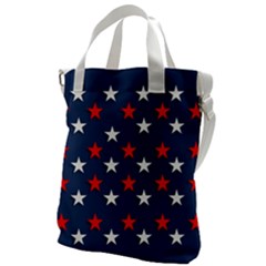 Patriotic Colors America Usa Red Canvas Messenger Bag by Celenk