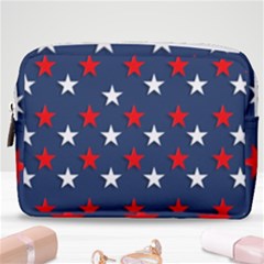 Patriotic Colors America Usa Red Make Up Pouch (medium) by Celenk