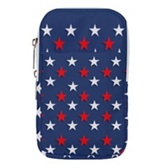 Patriotic Colors America Usa Red Waist Pouch (small) by Celenk