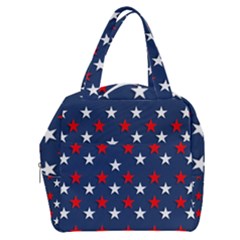 Patriotic Colors America Usa Red Boxy Hand Bag by Celenk