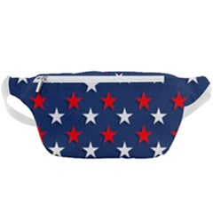 Patriotic Colors America Usa Red Waist Bag  by Celenk