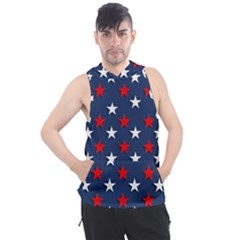 Patriotic Colors America Usa Red Men s Sleeveless Hoodie by Celenk