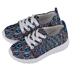 Peacock Pattern Close Up Plumage Kids  Lightweight Sports Shoes by Celenk