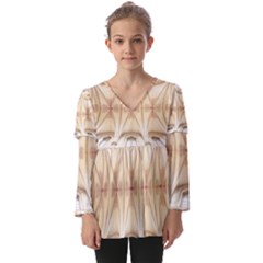 Wells Cathedral Well Cathedral Kids  V Neck Casual Top by Celenk