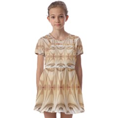 Wells Cathedral Well Cathedral Kids  Short Sleeve Pinafore Style Dress by Celenk