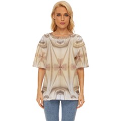 Wells Cathedral Well Cathedral Oversized Basic Tee by Celenk