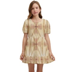 Wells Cathedral Well Cathedral Kids  Short Sleeve Dolly Dress by Celenk