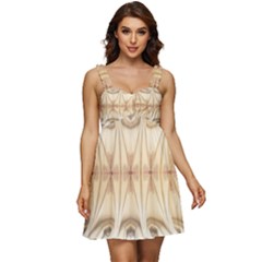 Wells Cathedral Well Cathedral Ruffle Strap Babydoll Chiffon Dress by Celenk