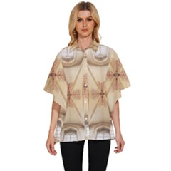 Wells Cathedral Well Cathedral Women s Batwing Button Up Shirt