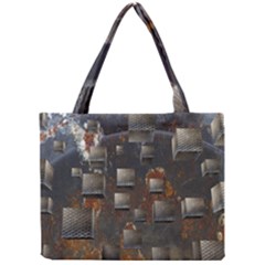 Background Metal Pattern Texture Mini Tote Bag