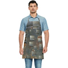 Background Metal Pattern Texture Kitchen Apron by Celenk