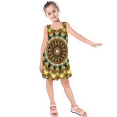 Pattern Abstract Background Art Kids  Sleeveless Dress by Celenk