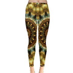 Pattern Abstract Background Art Inside Out Leggings by Celenk