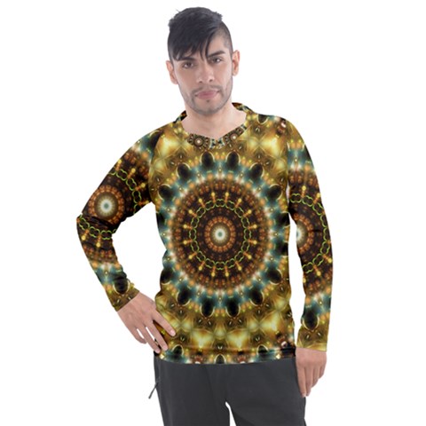 Pattern Abstract Background Art Men s Pique Long Sleeve Tee by Celenk