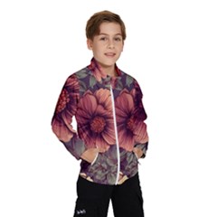 Flowers Pattern Kids  Windbreaker