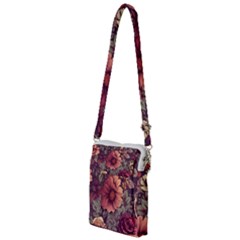 Flowers Pattern Multi Function Travel Bag by Simbadda