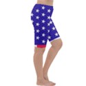 Usa Independence Day July Background Cropped Leggings  View3