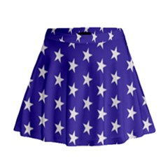 Usa Independence Day July Background Mini Flare Skirt by Vaneshop