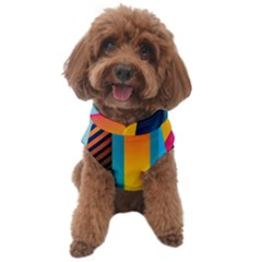 Colorful Rainbow Stripe Pattern Dog Sweater by Vaneshop