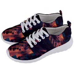 Abstract Landscape Landmark Town City Cityscape Men s Lightweight Sports Shoes by Vaneshop