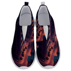 Abstract Landscape Landmark Town City Cityscape No Lace Lightweight Shoes by Vaneshop