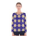 Seamless Pattern Background Women s Long Sleeve Tee View1