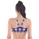 Seamless Pattern Background Plunge Bikini Top View2