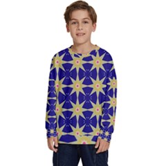 Seamless Pattern Background Kids  Long Sleeve Jersey