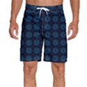 Floral Pattern Geometric Pattern Men s Beach Shorts View1