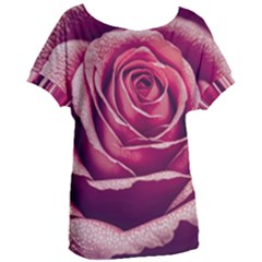 Beautiful Beauty Flower Bloom Women s Oversized Tee by Vaneshop