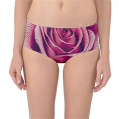 Beautiful Beauty Flower Bloom Mid-waist Bikini Bottoms by Vaneshop