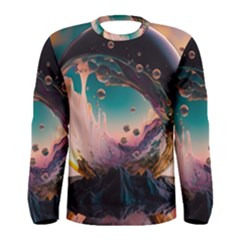 Crystal Ball Glass Sphere Lens Ball Men s Long Sleeve Tee by Vaneshop