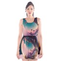 Crystal Ball Glass Sphere Lens Ball Scoop Neck Skater Dress View1