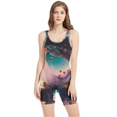 Crystal Ball Glass Sphere Lens Ball Women s Wrestling Singlet by Vaneshop