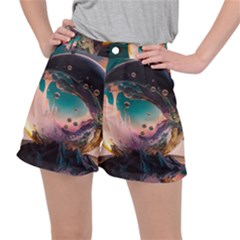 Crystal Ball Glass Sphere Lens Ball Women s Ripstop Shorts by Vaneshop