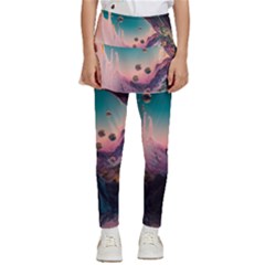 Crystal Ball Glass Sphere Lens Ball Kids  Skirted Pants by Vaneshop