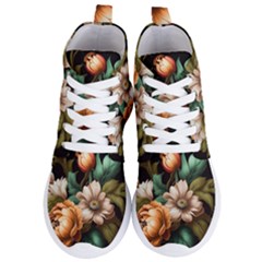 Floral Flower Blossom Bloom Flora Women s Lightweight High Top Sneakers by Vaneshop