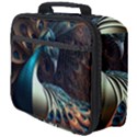 Colorful Peacock Bird Feathers Full Print Lunch Bag View4