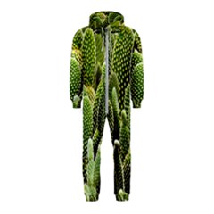 Cactus Flora Flower Nature Floral Hooded Jumpsuit (kids) by Vaneshop