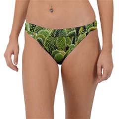 Cactus Flora Flower Nature Floral Band Bikini Bottoms by Vaneshop