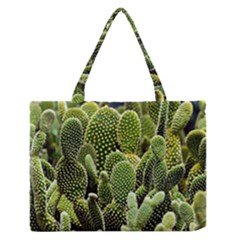 Cactus Flora Flower Nature Floral Zipper Medium Tote Bag by Vaneshop