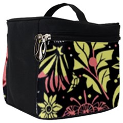 Flower Leaves Floral Flora Nature Make Up Travel Bag (big) by Vaneshop