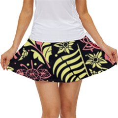 Flower Leaves Floral Flora Nature Women s Skort by Vaneshop