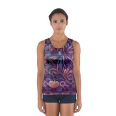 Abstract African Art Pattern Sport Tank Top  by Vaneshop