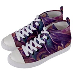 Abstract African Art Pattern Women s Mid-top Canvas Sneakers by Vaneshop