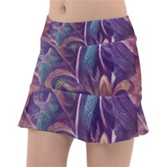 Abstract African Art Pattern Classic Tennis Skirt by Vaneshop