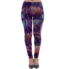 Abstract African Art Pattern Lightweight Velour Leggings by Vaneshop