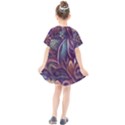 Abstract African Art Pattern Kids  Smock Dress View2